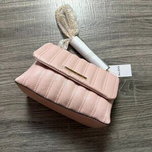 NWT Aldo Margaux Blush Pink Quilted Crossbody Bag Purse